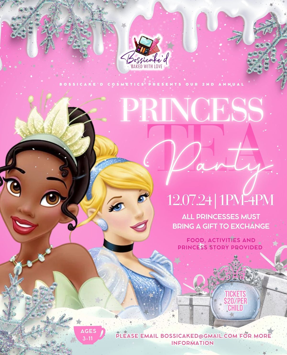 Bossicake\u2019d Cosmetics 2nd Annual Princess Tea Party 