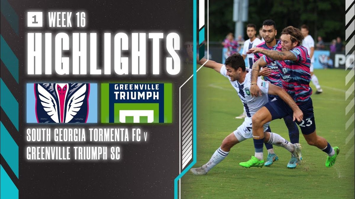 South Georgia Tormenta FC at Greenville Triumph SC