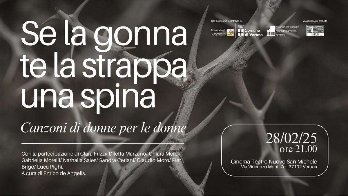 Se la gonna te la strappa una spina \ud83e\udd40 Canzoni di donne per le donne