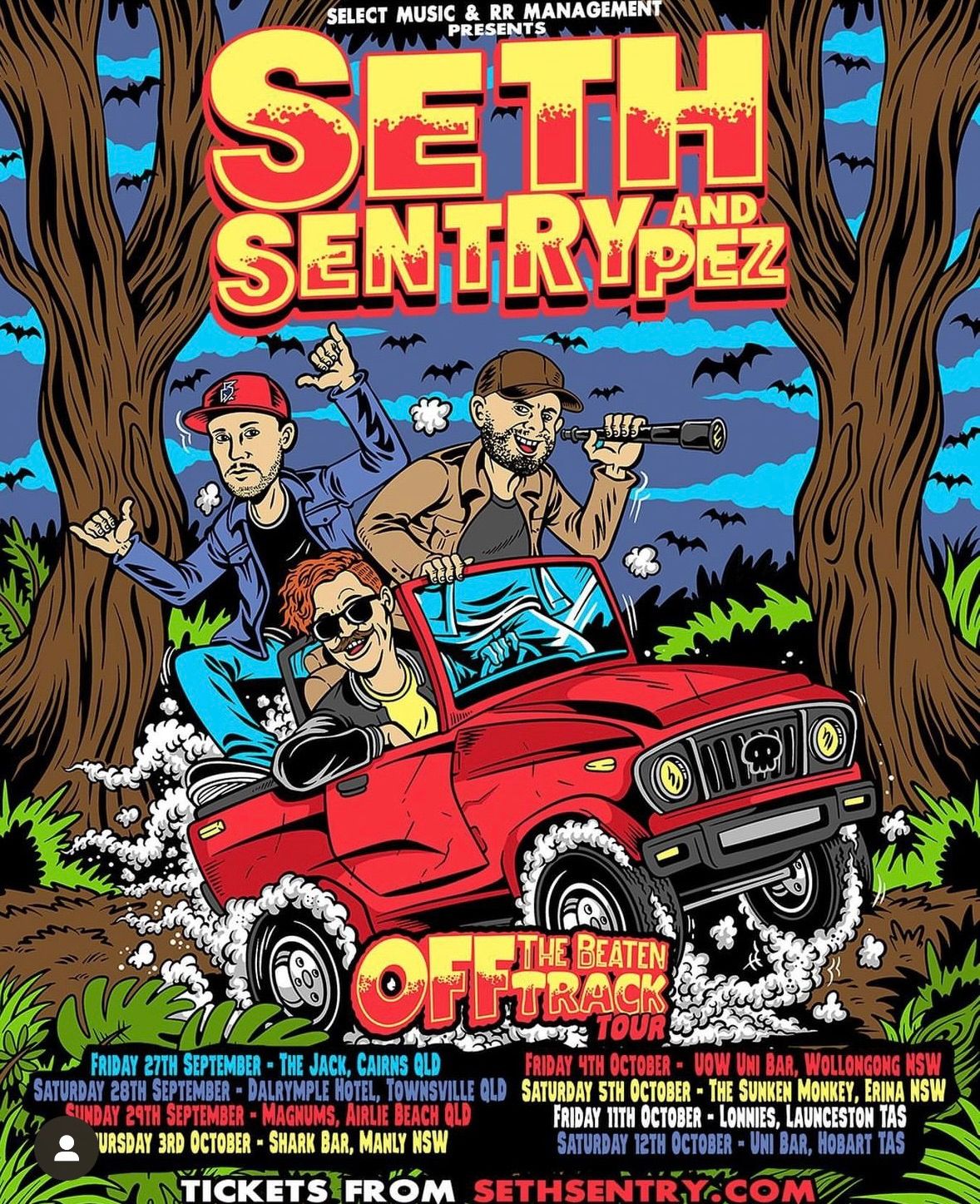 Seth Sentry and Pez Off The Beaten Track Tour 