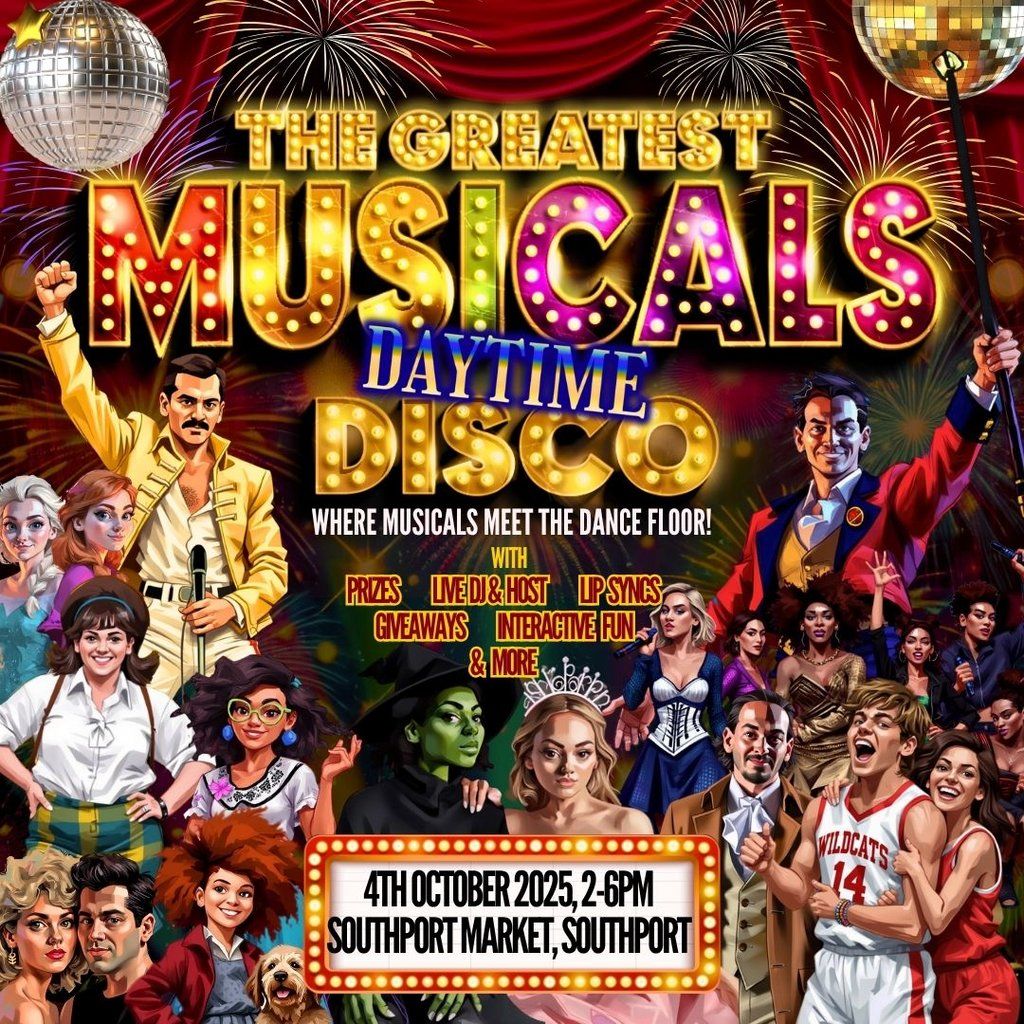 The Greatest MUSICALS Daytime Disco - Southport