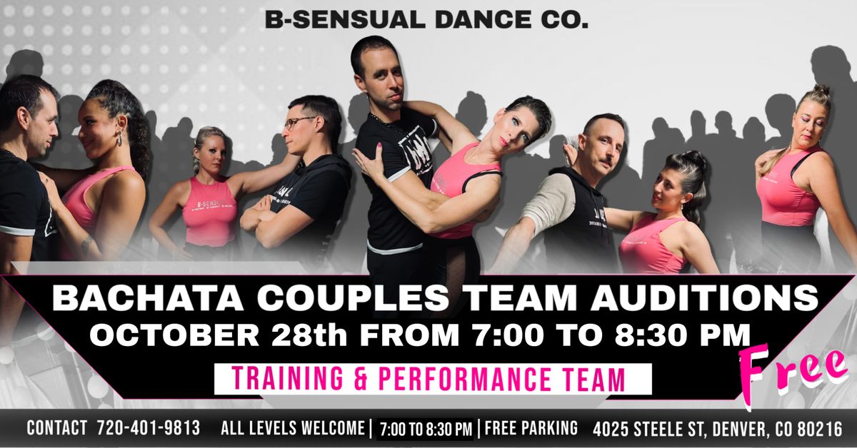 BACHATA COUPLES TRAINING TEAM- TRYOUTS\/AUDITION