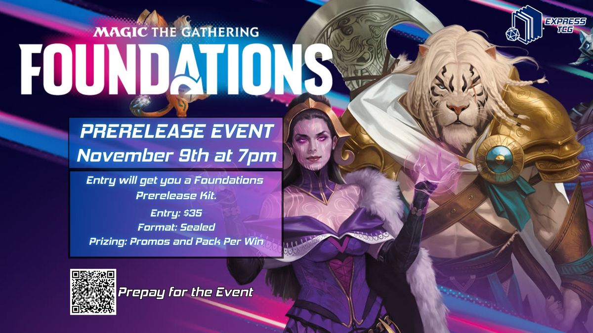 Magic the Gathering: Foundations Prerelease Event