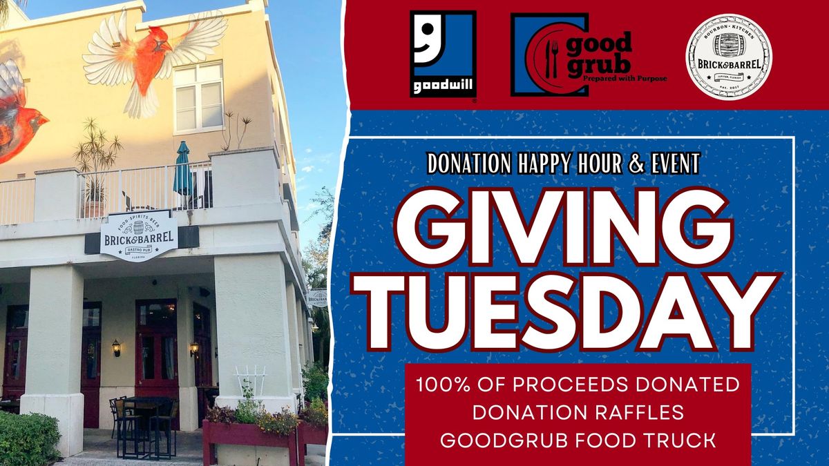 Giving Tuesday | Brick & Barrel x Gulfstream Goodwill