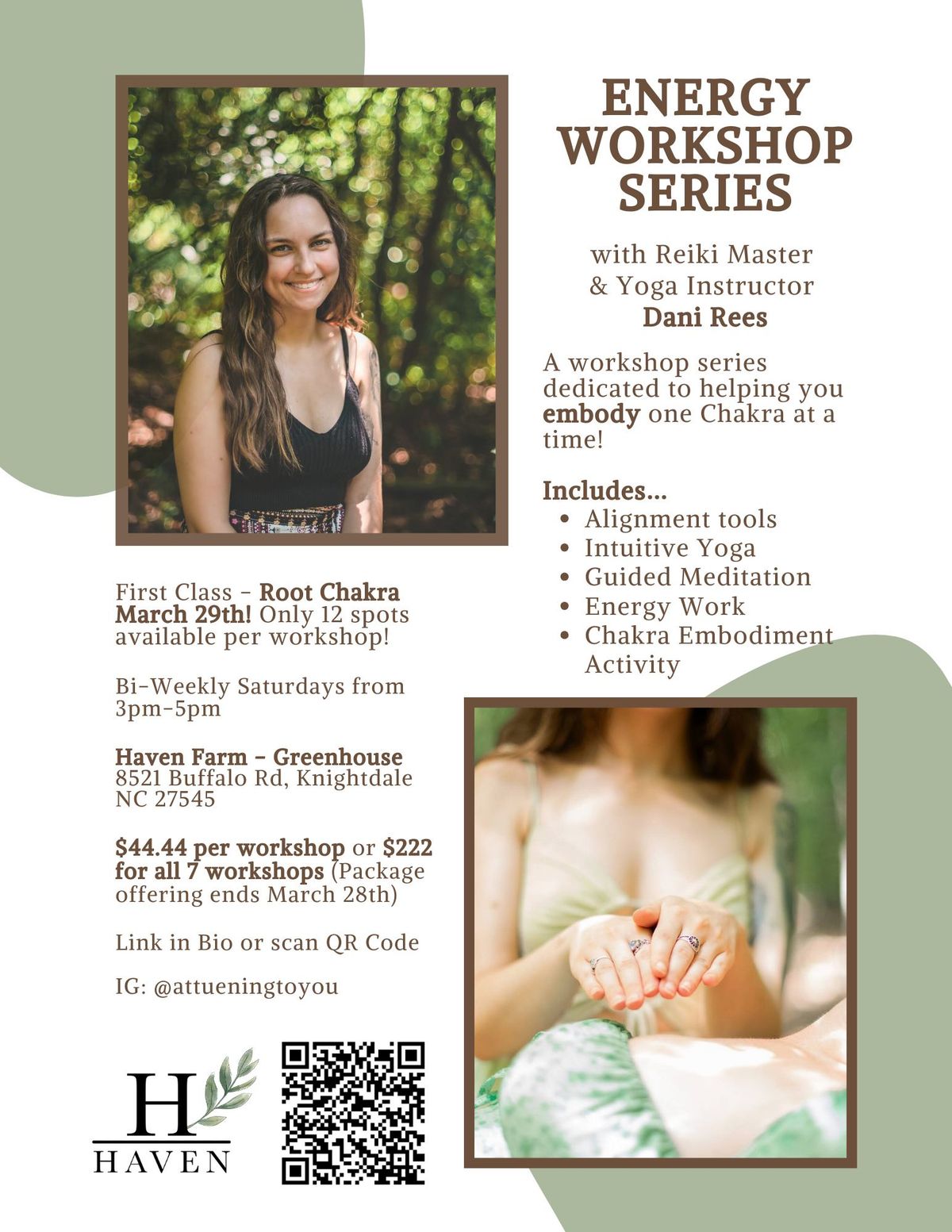 Energy Workshop: Chakra Series!