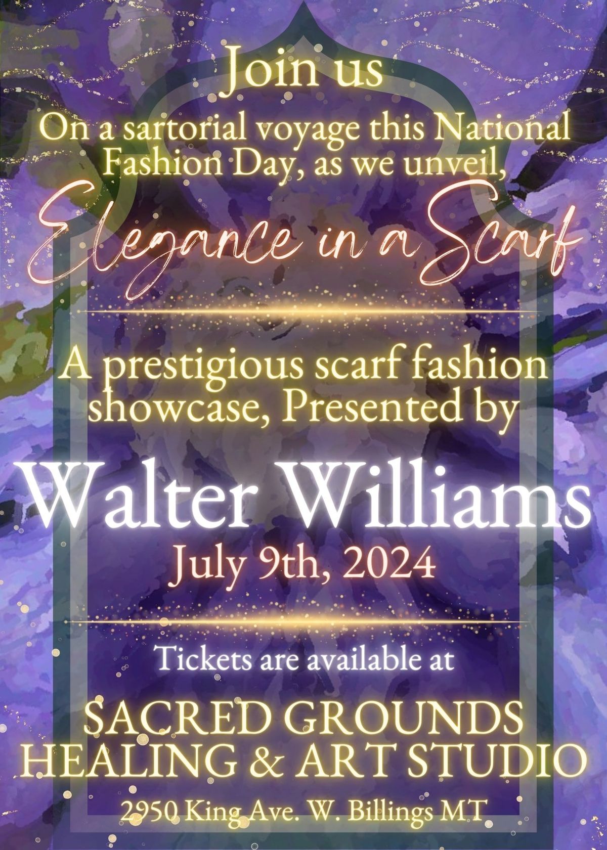 Elegance in a Scarf by Walter Williams