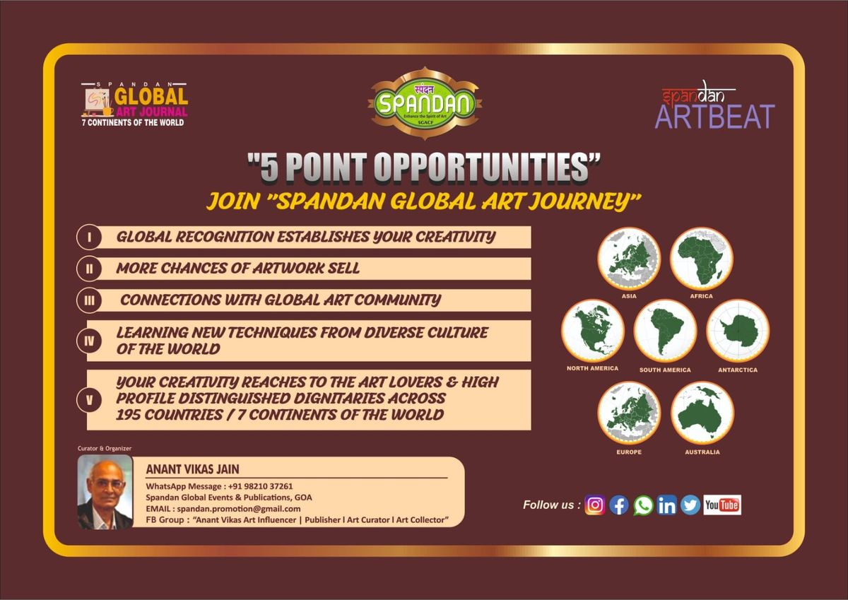 139TH EDITION : SPANDAN INDO SPAIN INTERNATIONAL ART FESTIVAL 