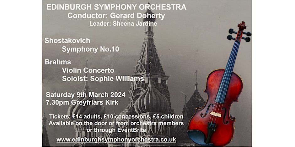ESO Spring 2024 Concert - Brahms and Shostakovich