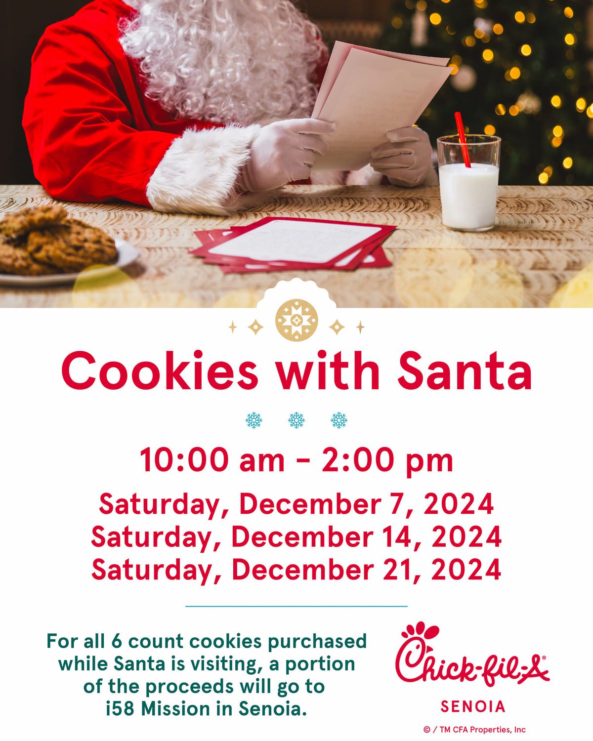 Cookies with Santa