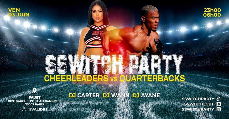 Sswitch Party - Cheerleader VS Quarterback