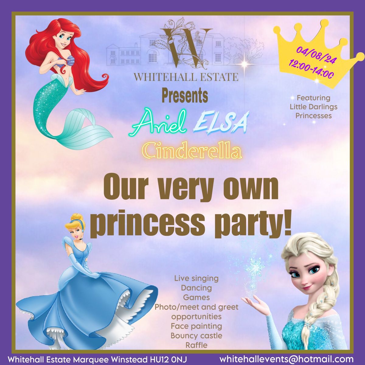 Whitehall Estate Princess Party 