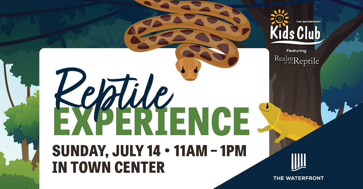 Kids Club Summer Celebration: Reptile Experience