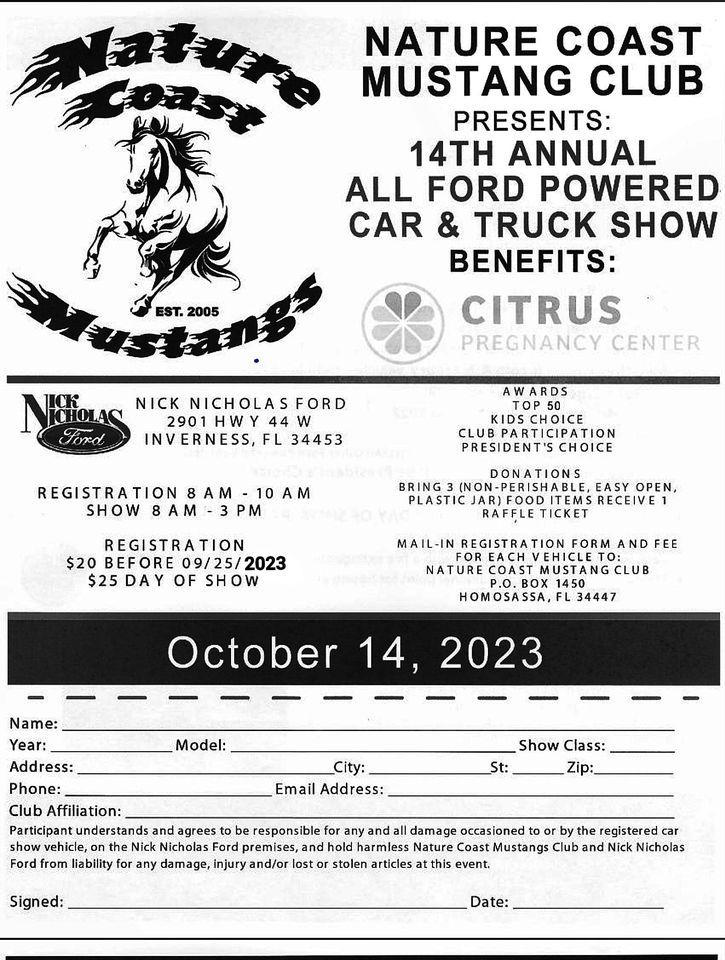 14th Annual All Ford Powered Car and Truck show , Nick Nicholas Ford