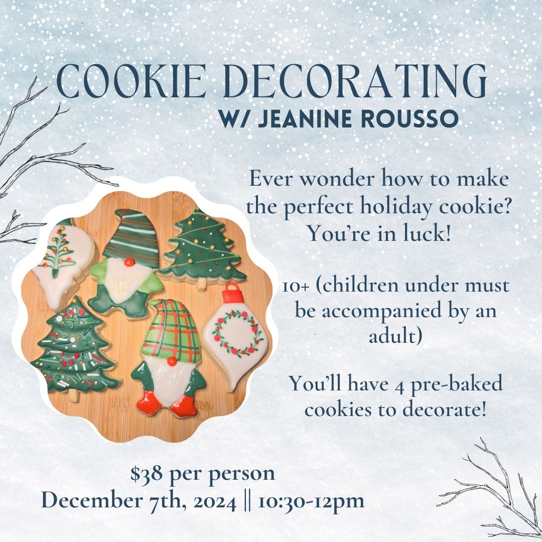 Cookie Class w\/ Jeanine Rousso 