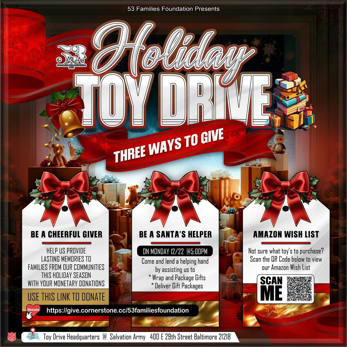 HOLIDAY GIFT DRIVE