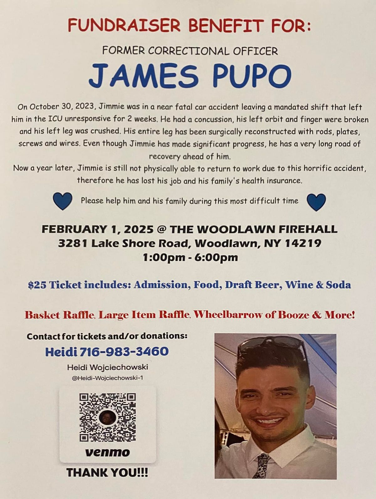 Benefit for James Pupo