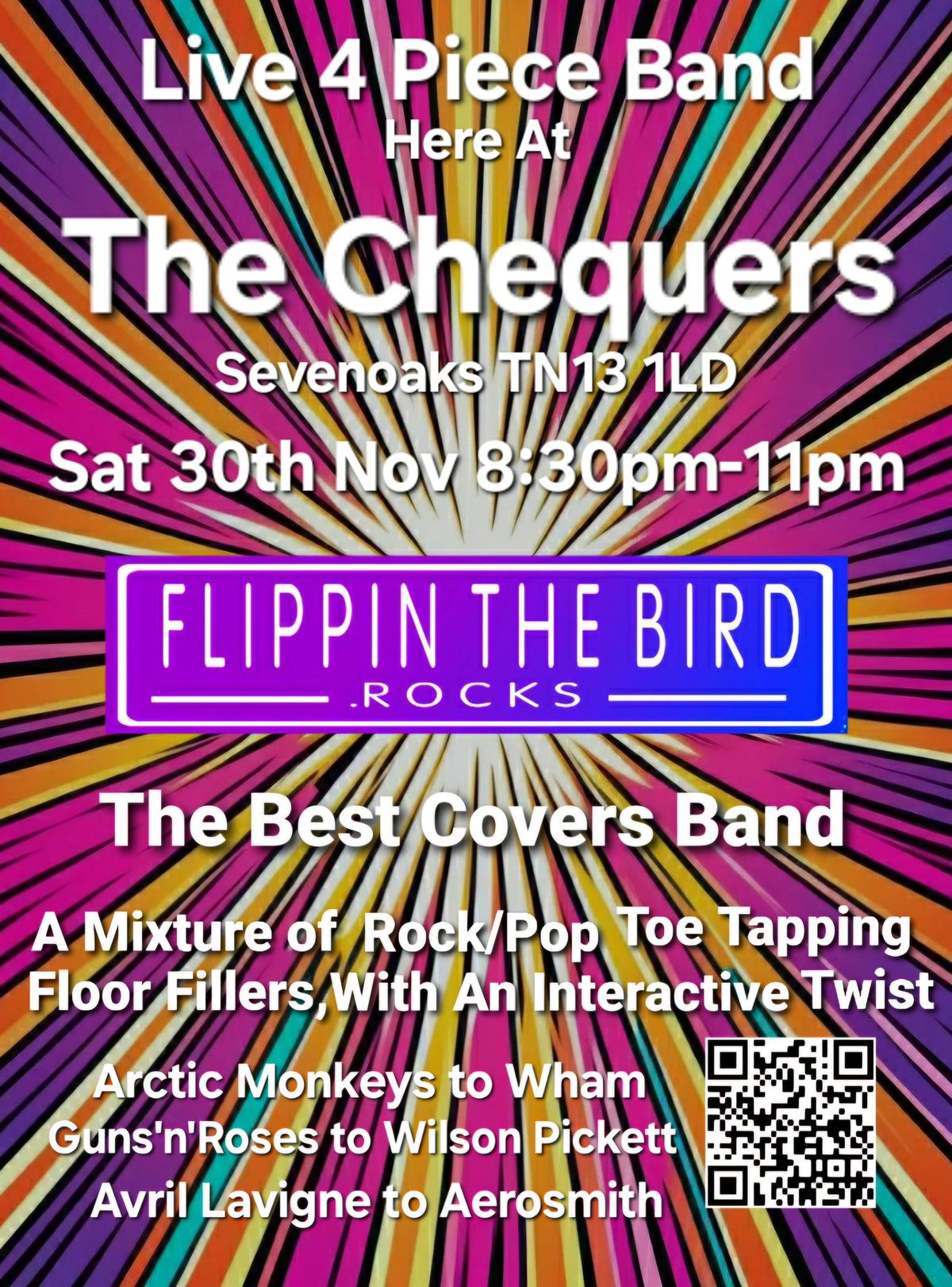 Flippin The Bird play The Chequers