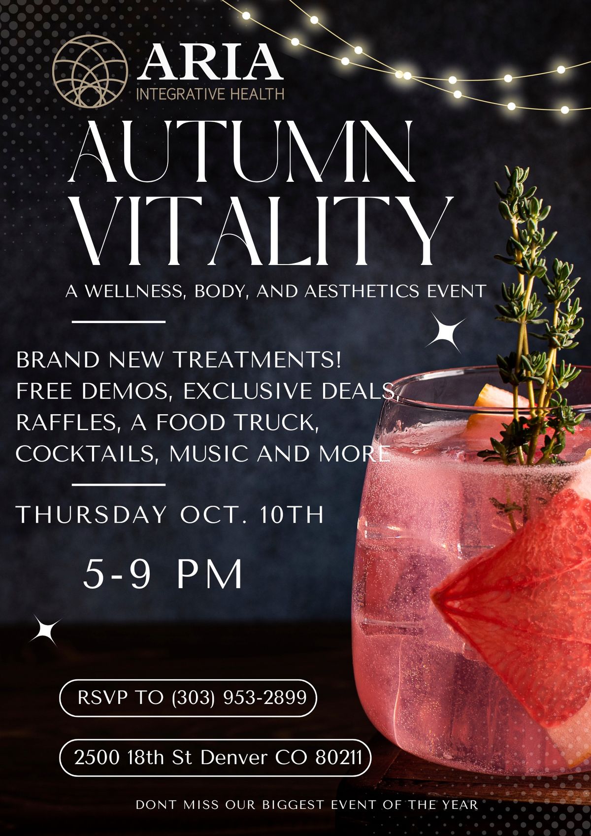 Autumn Vitality Event 