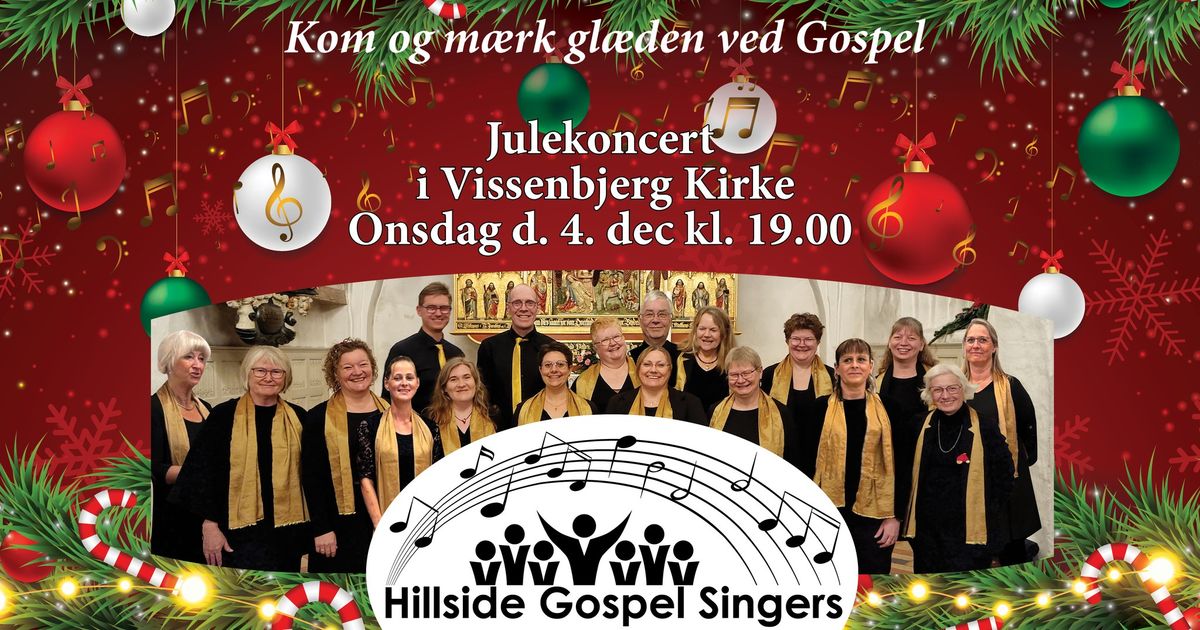 Julekoncert med Hillside Gospel Singers i Vissenbjerg Kirke