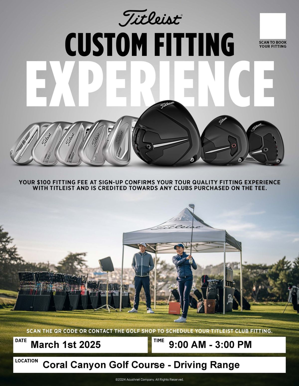 Titleist Club Fitting Event