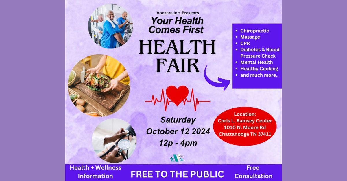 Your Health Comes First - Health Fair (Chattanooga TN)