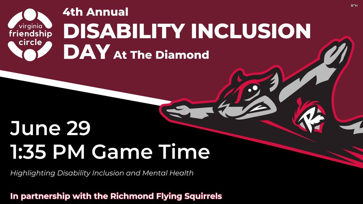 4TH Annual Disability Inclusion Day at the Diamond