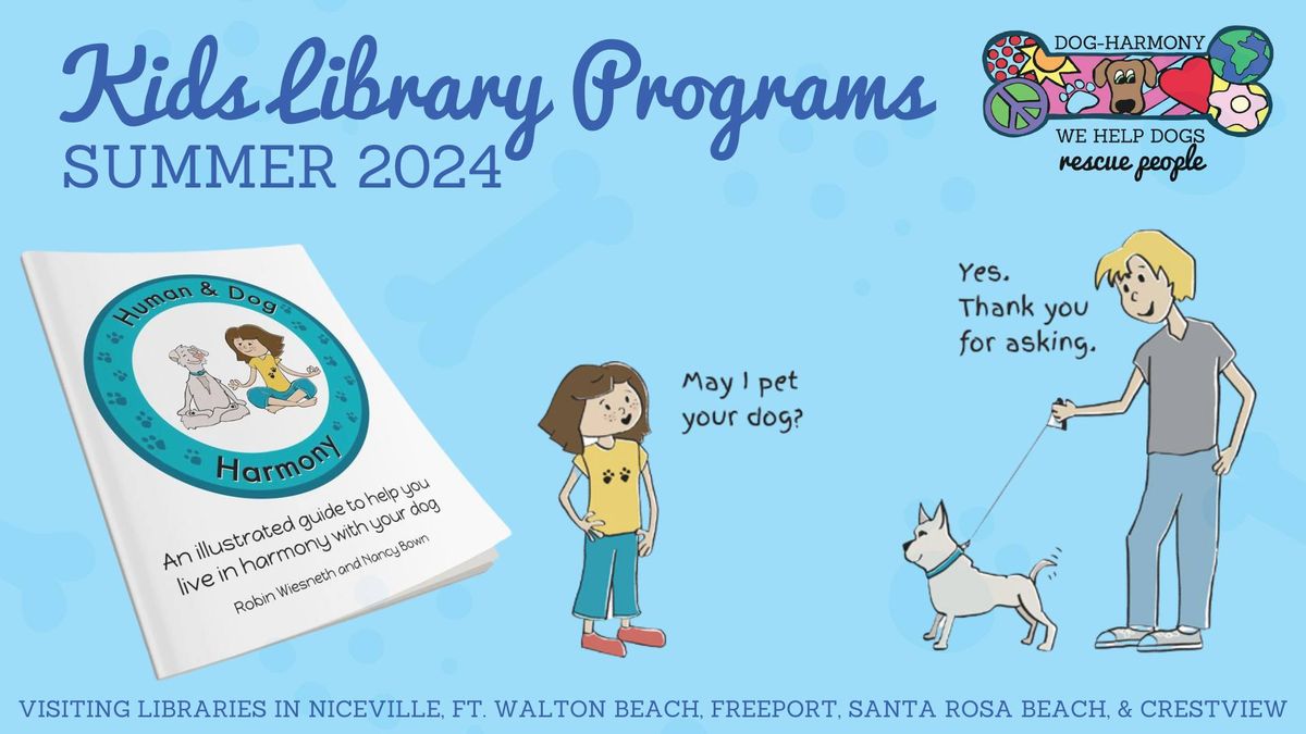 Kids & Canines Workshop at Ft. Walton Beach Library