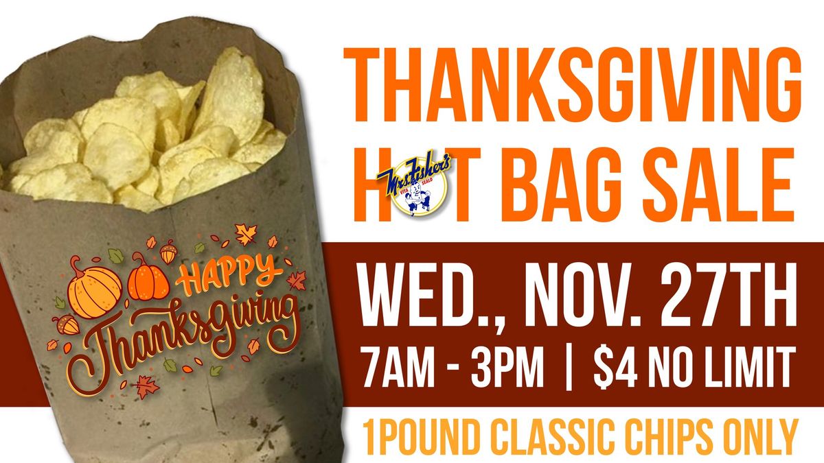 Thanksgiving Hot Bag Sale