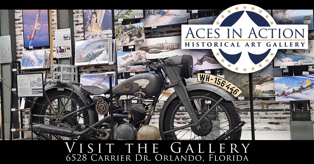 Celebrate July 4th at the Aces In Action Historical Art Gallery!