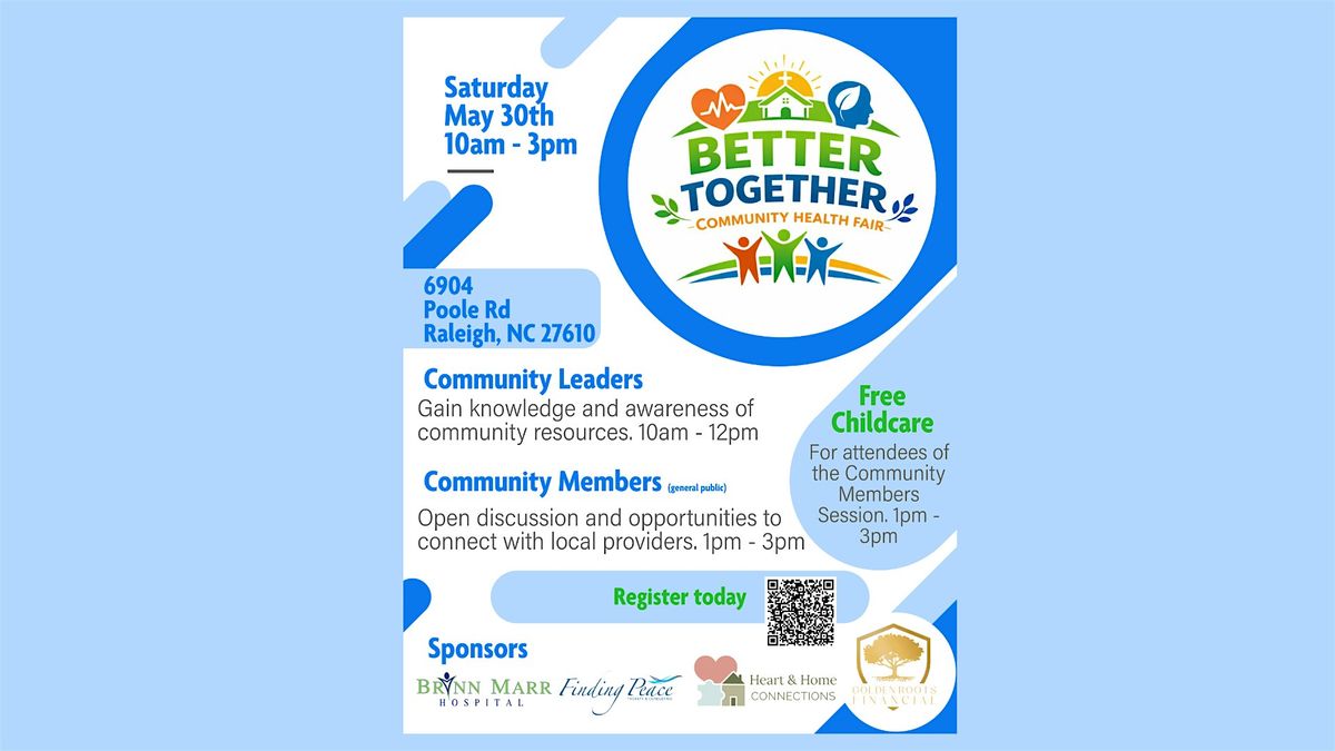Better Together Community Health Fair