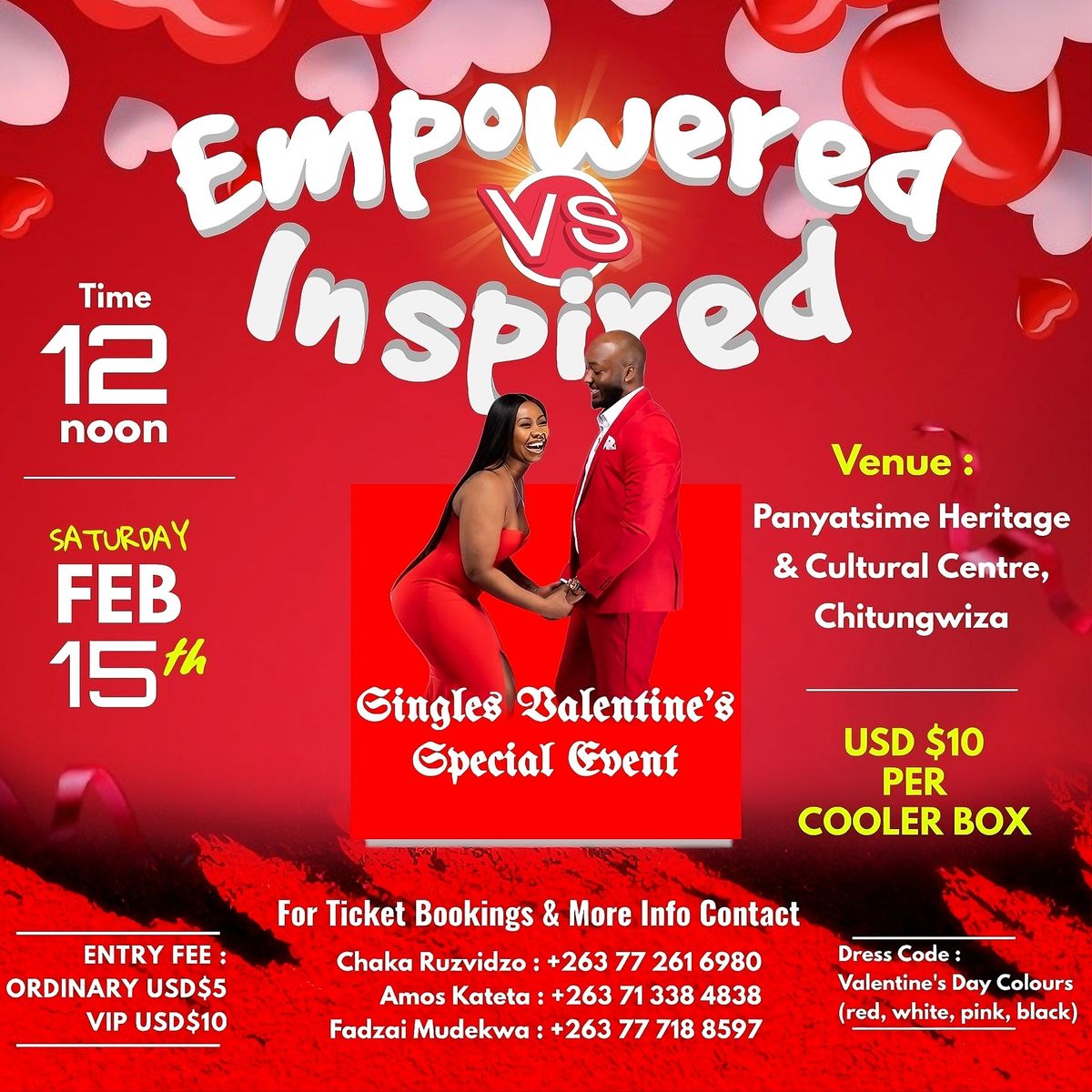 Empowered vs Inspired: A Valentine's Special Event!