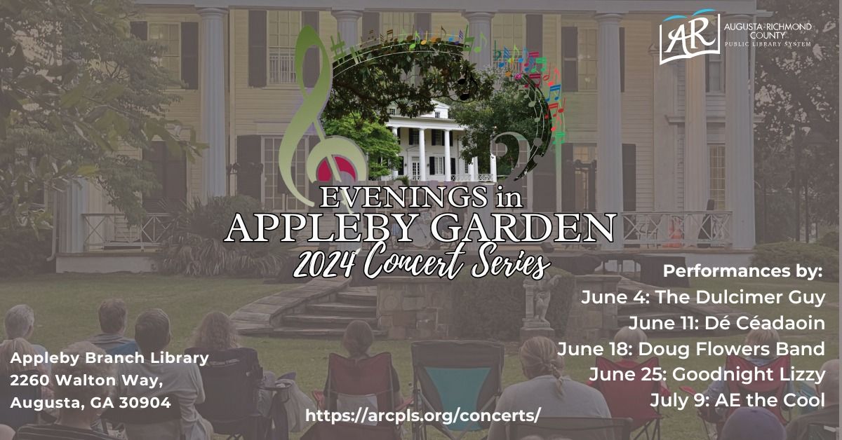 Evenings in Appleby Garden 2024 Concert Series
