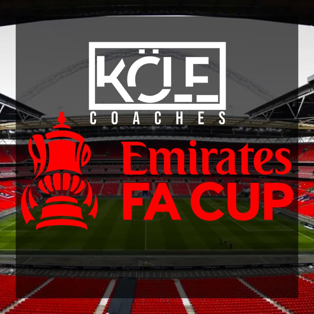 Kole coaches to The FA Cup Final - Wembley Saturday 3rd June 202