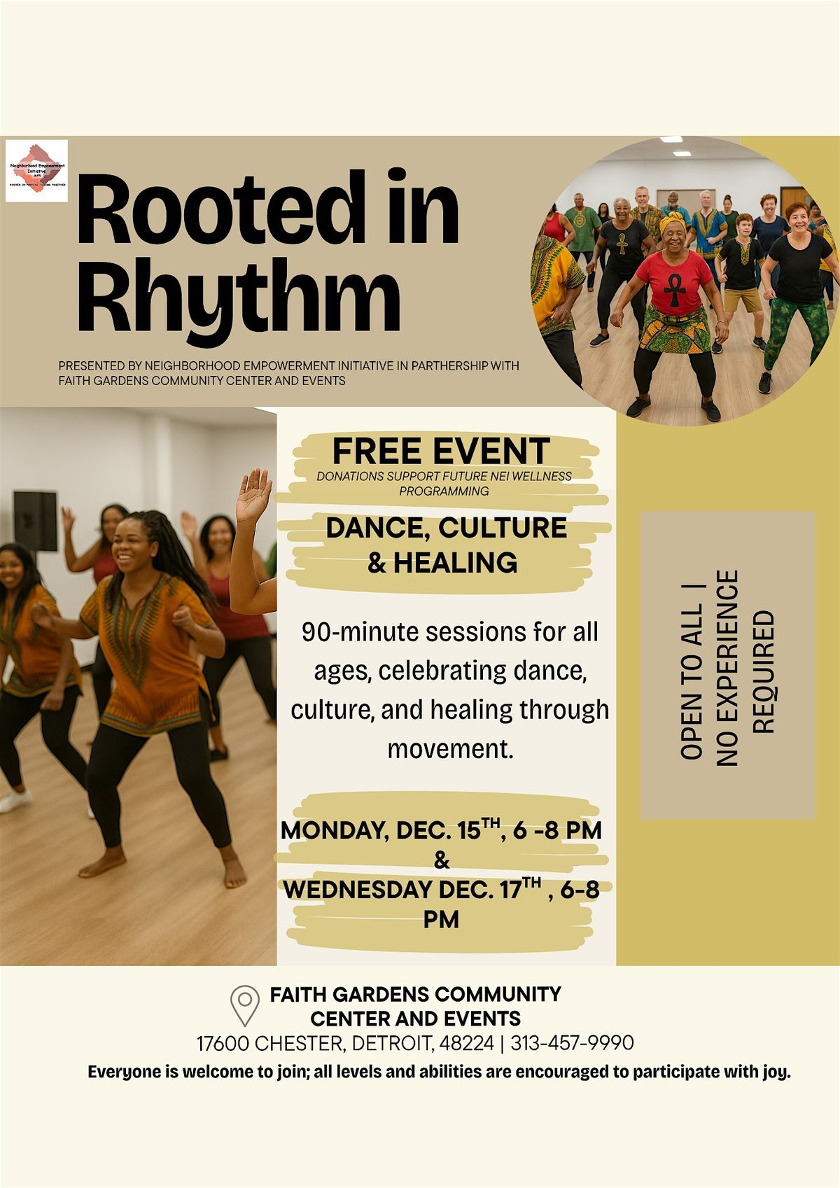 Rooted in Rhythm | A Community Movement Experience