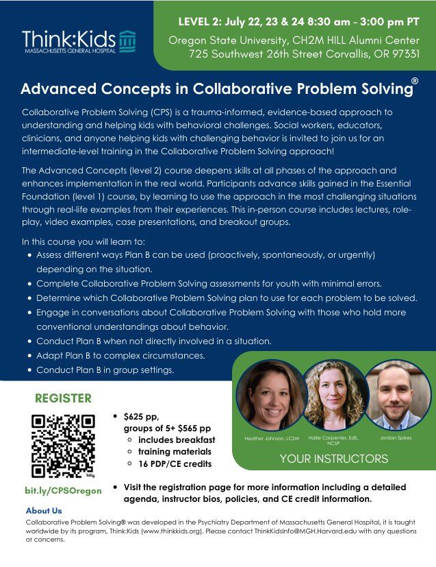 Advanced Concepts in Collaborative Problem Solving