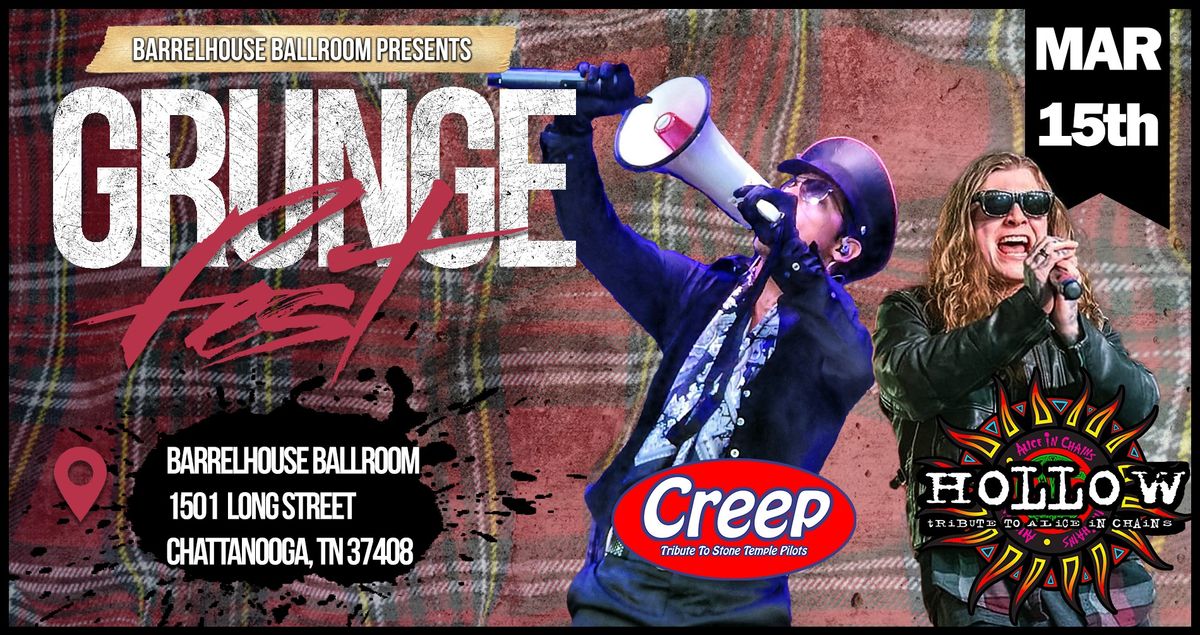 Grungefest takes over the Barrelhouse Ballroom Chattanooga TN! 