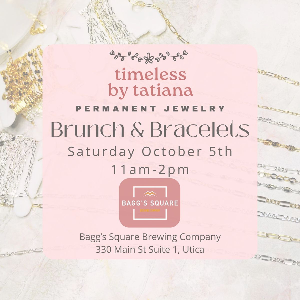 Brunch & Bracelets Permanent Jewelry Pop-Up