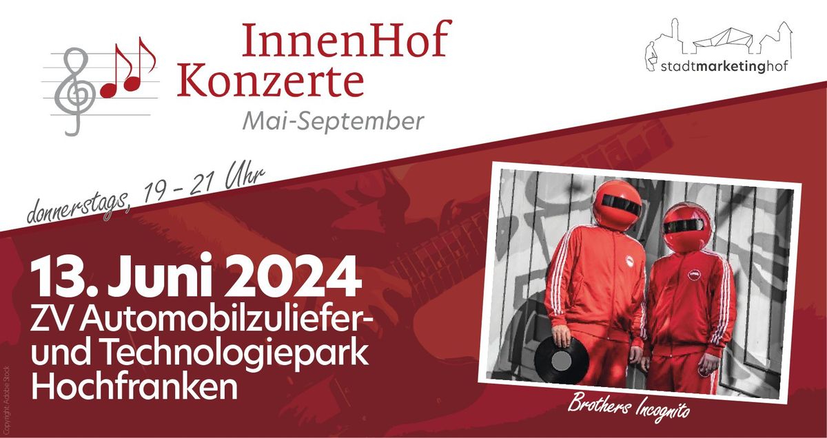 InnenHofKonzert | Autozuliefer- und Technologiepark Hochfranken | Brothers Incognito
