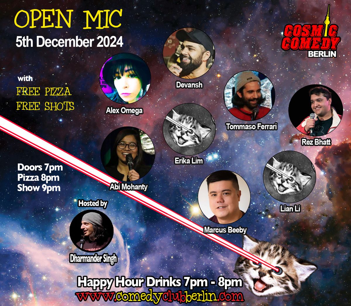 Cosmic Comedy Club Berlin : Open Mic