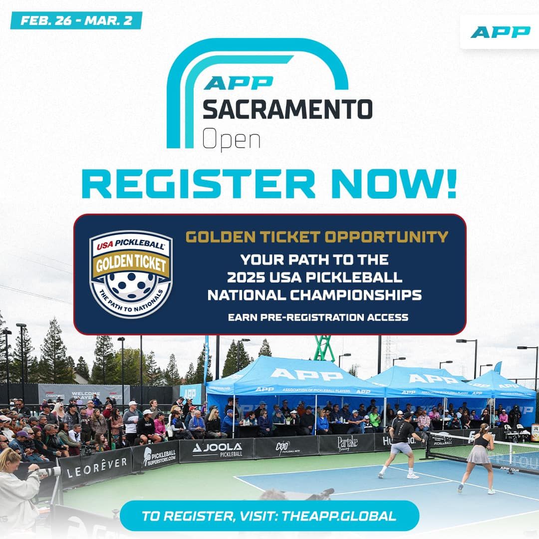 Association of Pickleball Players Sacramento Open | Golden Ticket Qualifier!