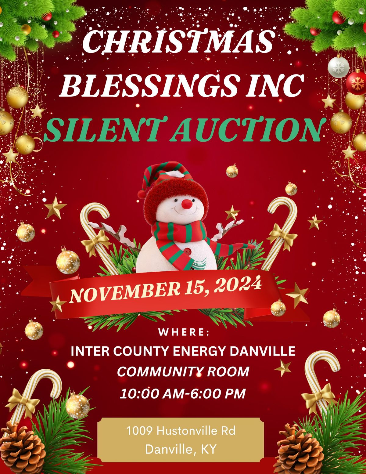 Christmas Blessings, Inc. Silent Auction