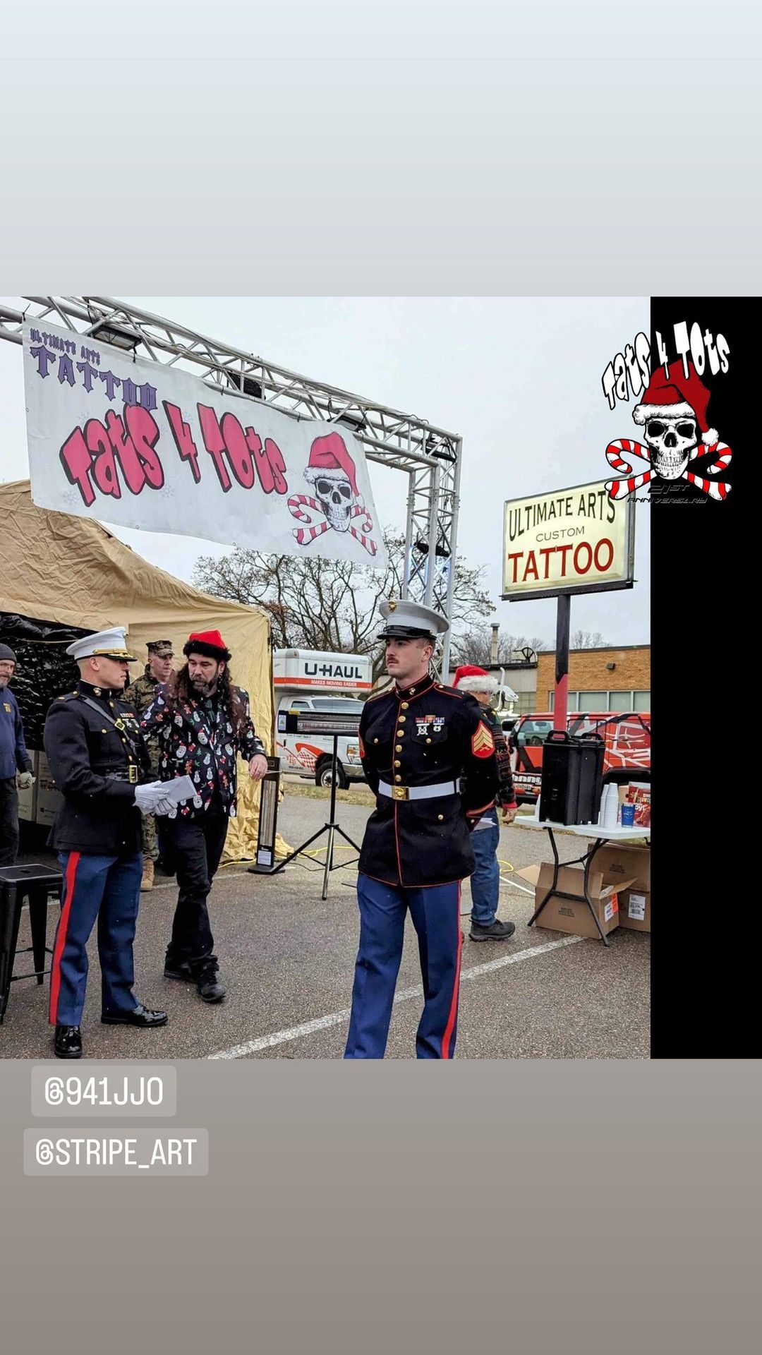 Tats 4 Tots 2024 (22nd anniversary) Toy Drive for Toys for Tots