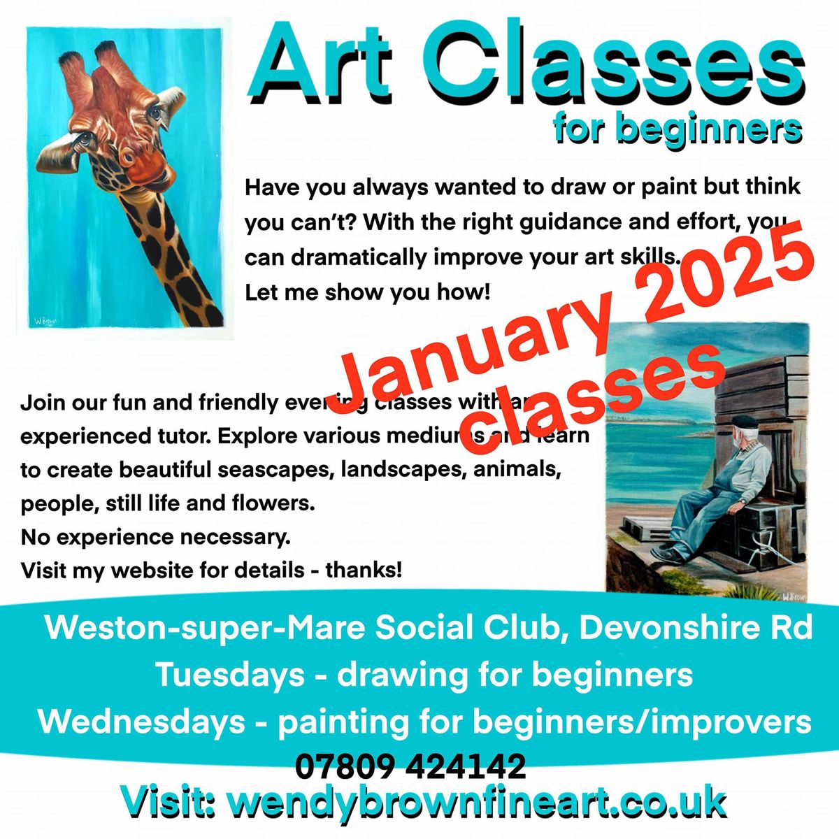 Painting for Adult Beginners and Improvers