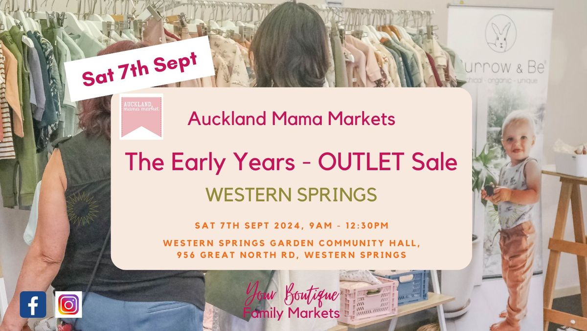 The Early Years OUTLET Sale - Auckland Mama Market