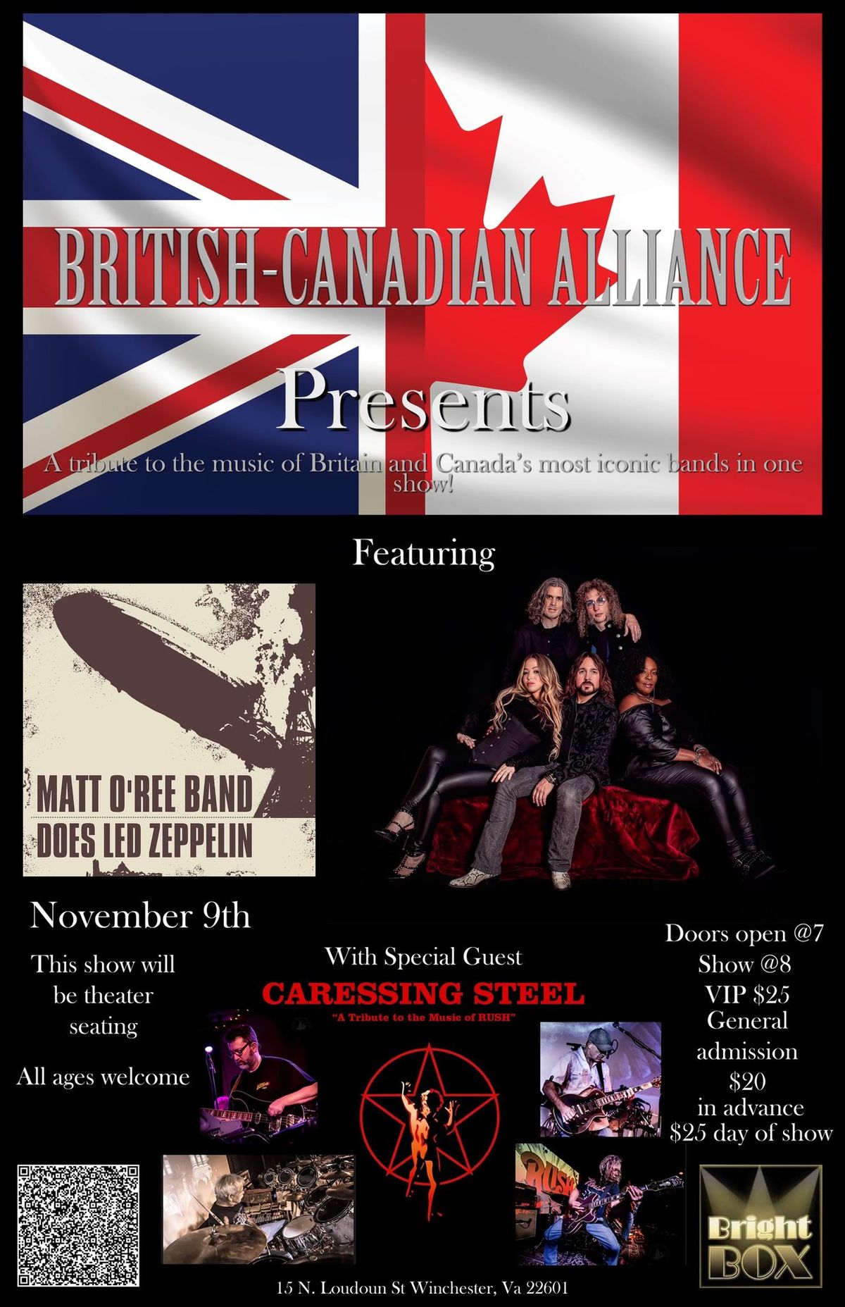 British-Canadian Alliance: Matt O\u2019Ree Band Does Led Zeppelin & Caressing Steel a tribute to Rush! 