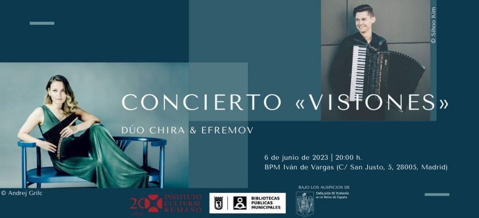 "Visiones" - concierto del d\u00fao Andreea Chira & Pavel Efremov