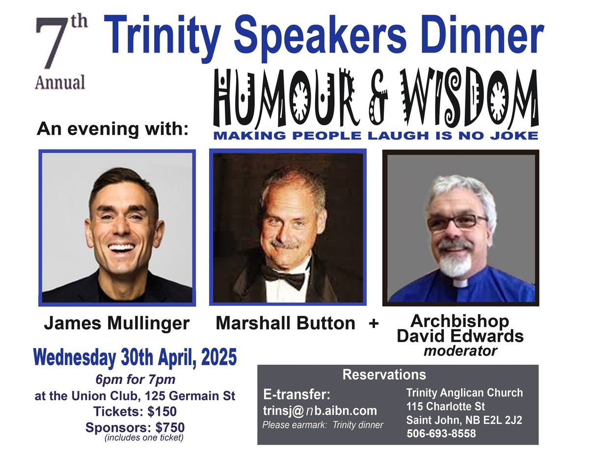 TRINITY's SPEAKERS DINNER 7th Annual