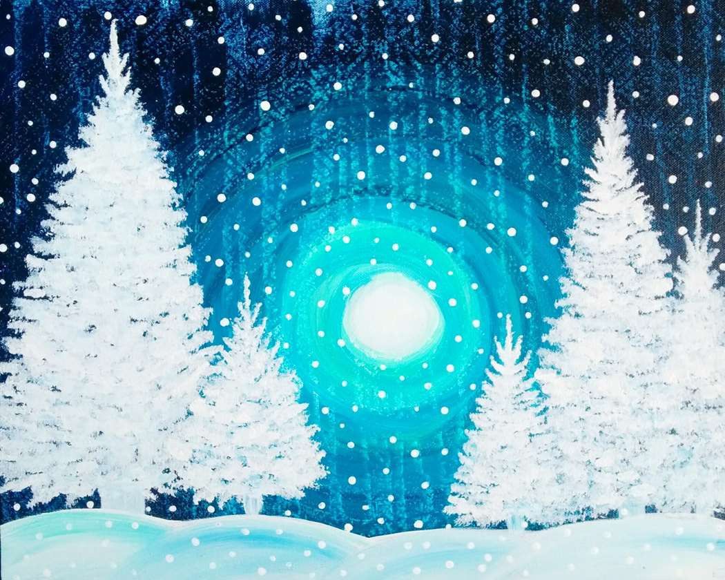 First Snowfall-Paint Party