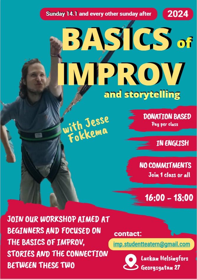 Basics of improv and storytelling with Jesse