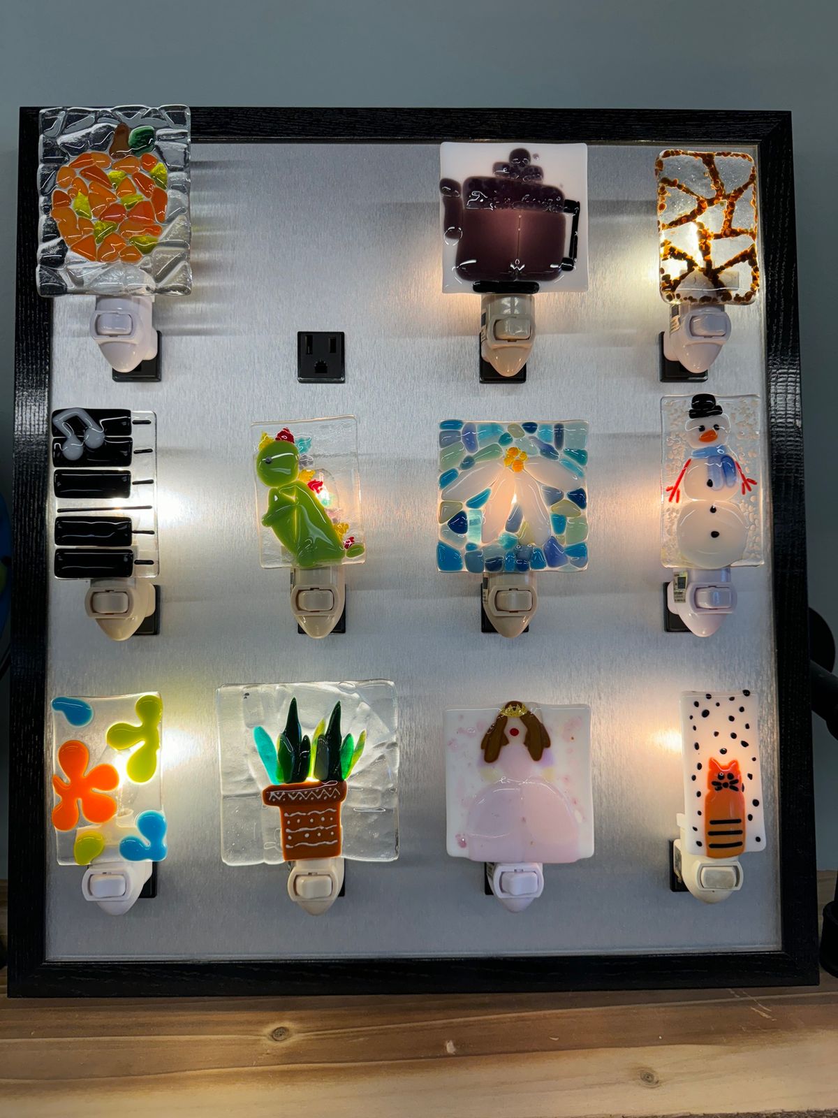 Home School Art- Fused Glass Nightlight